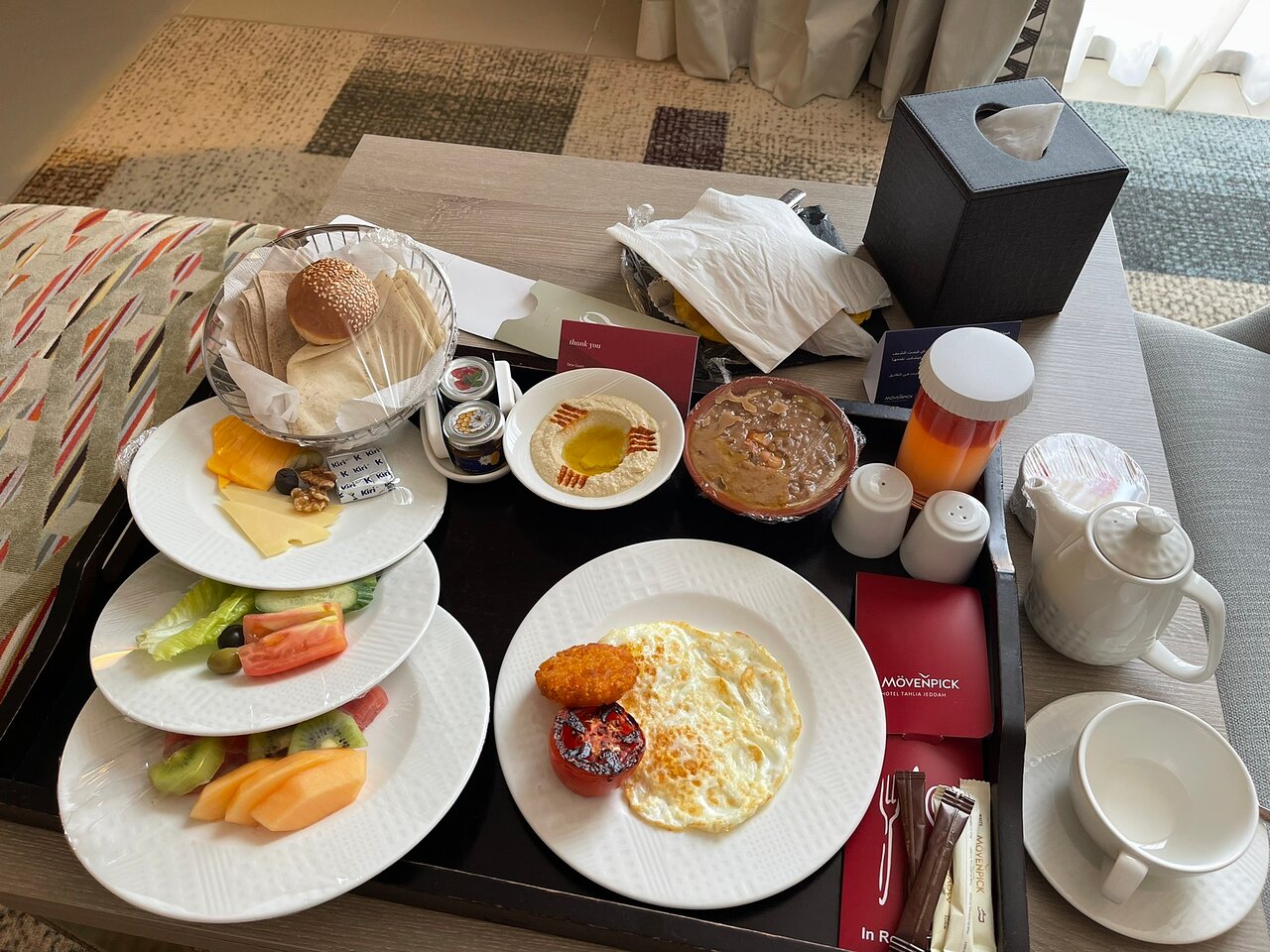 Breakfast at the hotel and check-out.